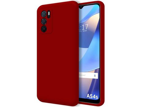 Funda para Oppo A54s TUMUNDOSMARTPHONE Silicona Líquida Rojo