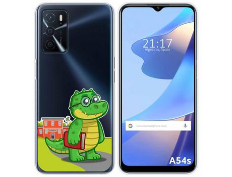 Funda para Oppo A54s TUMUNDOSMARTPHONE Dibujos Transparente Coco Multicolor