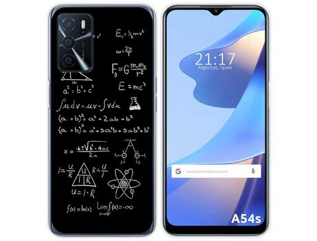 Funda para Oppo A54s TUMUNDOSMARTPHONE Dibujos Formulas Multicolor
