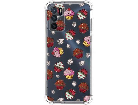 Funda para Oppo A54s TUMUNDOSMARTPHONE Dibujos Antigolpes Muffins Multicolor