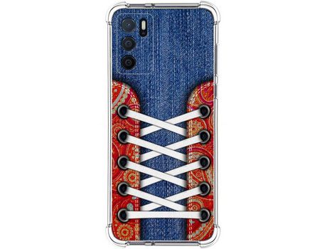 Funda para Oppo A54s TUMUNDOSMARTPHONE Dibujos Antigolpes Zapatillas 11 Multicolor