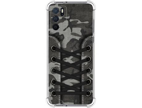 Funda para Oppo A54s TUMUNDOSMARTPHONE Dibujos Antigolpes Zapatillas 15 Multicolor