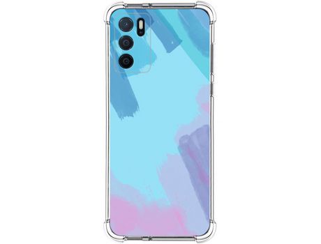 Funda para Oppo A54s TUMUNDOSMARTPHONE Dibujos Antigolpes Acuarela 10 Multicolor