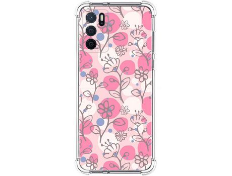 Funda para Oppo A54s TUMUNDOSMARTPHONE Dibujos Antigolpes Flores 07 Multicolor