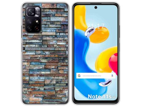 Funda para Xiaomi Redmi Note 11s 5G TUMUNDOSMARTPHONE Dibujos Ladrillo 05 Multicolor