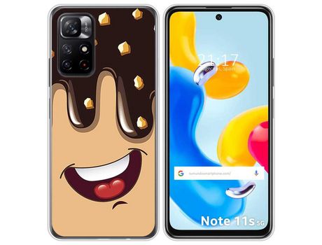 Funda para Xiaomi Redmi Note 11s 5G TUMUNDOSMARTPHONE Dibujos Helado Chocolate Multicolor