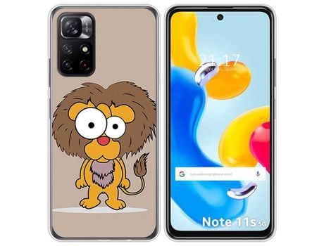 Funda para Xiaomi Redmi Note 11s 5G TUMUNDOSMARTPHONE Dibujos León Multicolor