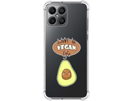 Funda para Huawei Honor X8 TUMUNDOSMARTPHONE Dibujos Antigolpes Vegan Life Multicolor