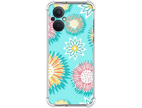 Funda para Oppo A96 5G TUMUNDOSMARTPHONE Dibujos Antigolpes Flores 05 Multicolor