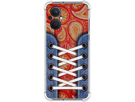 Funda para Oppo A96 5G TUMUNDOSMARTPHONE Dibujos Antigolpes Zapatillas 10 Multicolor