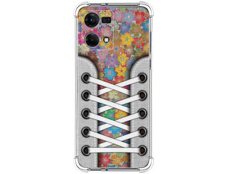 Funda para Oppo Reno 7 4G TUMUNDOSMARTPHONE Dibujos Antigolpes Zapatillas 05 Multicolor