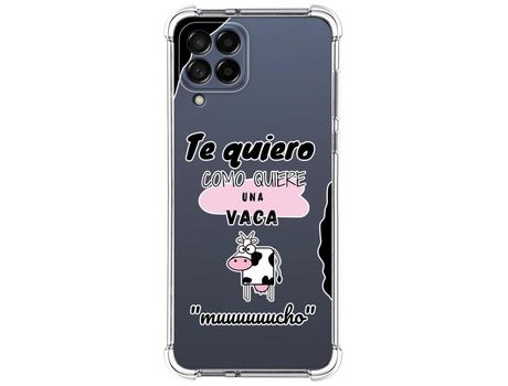 Funda para Samsung Galaxy M53 5G TUMUNDOSMARTPHONE Dibujos Antigolpes Vaca Multicolor
