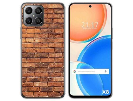 Funda para Huawei Honor X8 TUMUNDOSMARTPHONE Dibujos Ladrillo 04 Multicolor