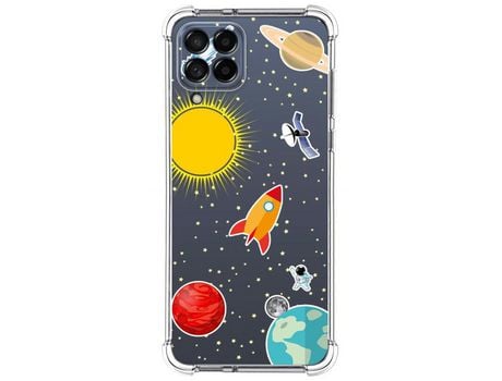 Funda para Samsung Galaxy M53 5G TUMUNDOSMARTPHONE Dibujos Antigolpes Espacio Multicolor