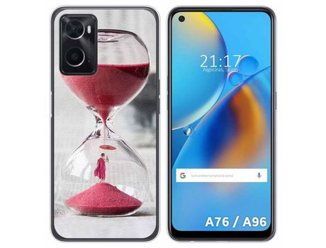Funda para Oppo A76 / A96 TUMUNDOSMARTPHONE Dibujos Reloj Multicolor