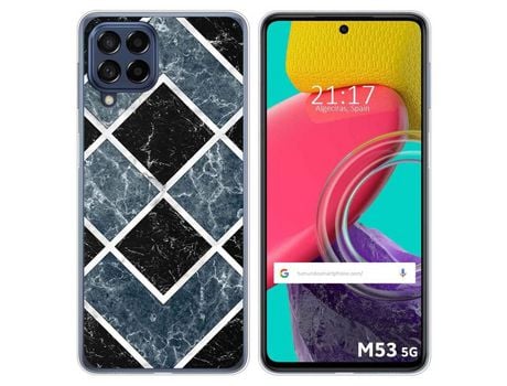 Funda para Samsung Galaxy M53 5G TUMUNDOSMARTPHONE Dibujos Mármol 06 Multicolor