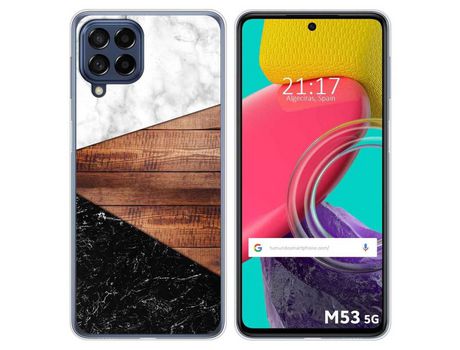 Funda para Samsung Galaxy M53 5G TUMUNDOSMARTPHONE Dibujos Mármol 11 Multicolor