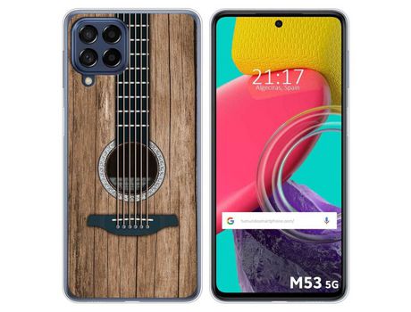 Funda para Samsung Galaxy M53 5G TUMUNDOSMARTPHONE Dibujos Madera 11 Multicolor