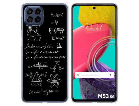 Funda para Samsung Galaxy M53 5G TUMUNDOSMARTPHONE Dibujos Formulas Multicolor