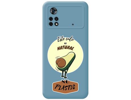 Funda para Xiaomi POCO X4 Pro 5G TUMUNDOSMARTPHONE Silicona Líquida Dibujos Natural Azul
