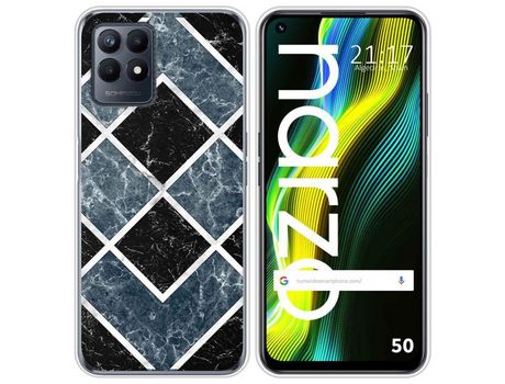 Funda para Realme Narzo 50 TUMUNDOSMARTPHONE Dibujos Mármol 06 Multicolor