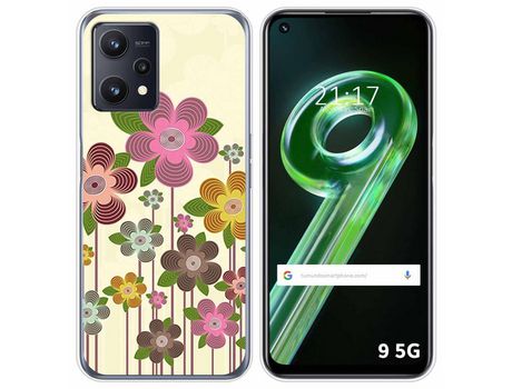 Funda para Realme 9 5G TUMUNDOSMARTPHONE Dibujos Primavera En Flor Multicolor
