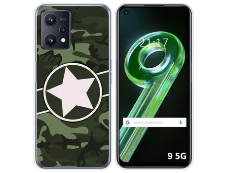 Funda para Realme 9 5G TUMUNDOSMARTPHONE Dibujos Camuflaje 01 Multicolor
