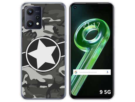 Funda para Realme 9 5G TUMUNDOSMARTPHONE Dibujos Camuflaje 02 Multicolor