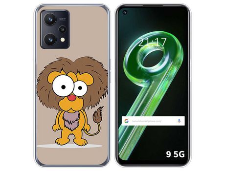 Funda para Realme 9 5G TUMUNDOSMARTPHONE Dibujos León Multicolor