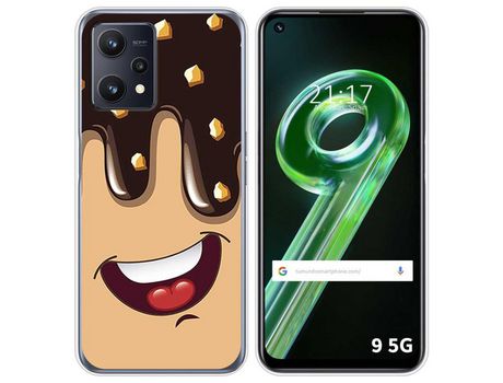 Funda para Realme 9 5G TUMUNDOSMARTPHONE Dibujos Helado Chocolate Multicolor