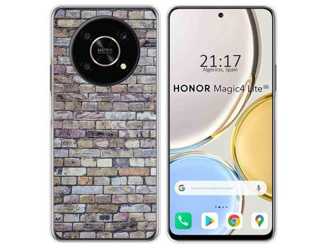 Funda para Huawei Honor Magic 4 Lite TUMUNDOSMARTPHONE Dibujos Ladrillo 02 Multicolor