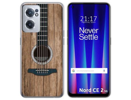 Funda para Oneplus Nord CE 2 5G TUMUNDOSMARTPHONE Dibujos Madera 11 Multicolor