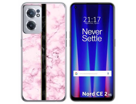 Funda para Oneplus Nord CE 2 5G TUMUNDOSMARTPHONE Dibujos Mármol 04 Multicolor