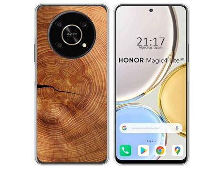 Funda para Huawei Honor Magic 4 Lite TUMUNDOSMARTPHONE Dibujos Madera 04 Multicolor