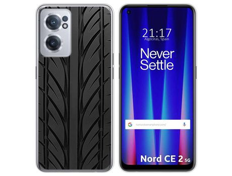 Funda para Oneplus Nord CE 2 5G TUMUNDOSMARTPHONE Dibujos Neumatico Multicolor