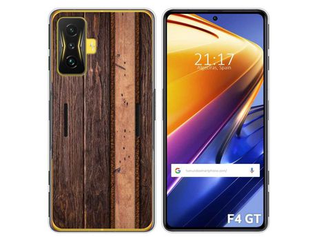 Funda para Xiaomi Poco F4 GT 5G TUMUNDOSMARTPHONE Dibujos Madera 05 Multicolor