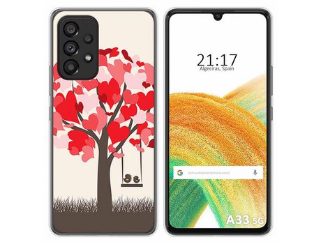 Funda para Samsung Galaxy A33 5G TUMUNDOSMARTPHONE Dibujos Pajaritos Multicolor