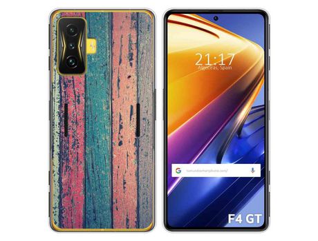 Funda para Xiaomi Poco F4 GT 5G TUMUNDOSMARTPHONE Dibujos Madera 10 Multicolor
