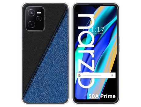 Funda para Realme Narzo 50A Prime TUMUNDOSMARTPHONE Dibujos Cuero 02 Multicolor