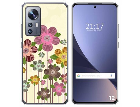 Funda para Xiaomi 12 / 12X 5G TUMUNDOSMARTPHONE Dibujos Primavera En Flor Multicolor