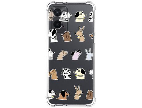 Funda para Oppo A76 / A96 TUMUNDOSMARTPHONE Dibujos Antigolpes Perros Multicolor