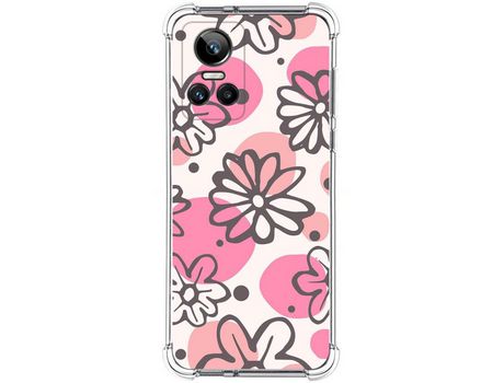 Funda para Realme GT Neo 3 5G TUMUNDOSMARTPHONE Dibujos Antigolpes Flores 09 Multicolor