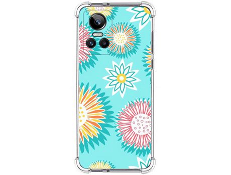 Funda para Realme GT Neo 3 5G TUMUNDOSMARTPHONE Dibujos Antigolpes Flores 05 Multicolor