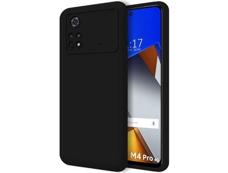 Funda para Xiaomi POCO M4 Pro 4G TUMUNDOSMARTPHONE Silicona Líquida Negro