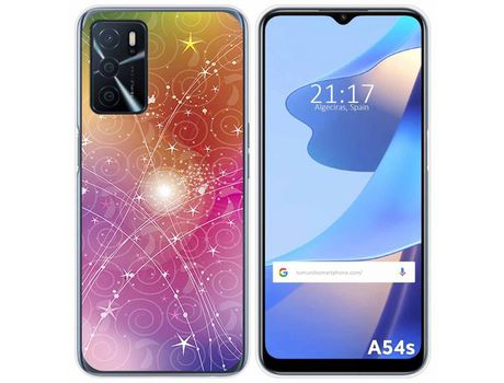 Funda para Oppo A54s TUMUNDOSMARTPHONE Dibujos Abstracto Multicolor