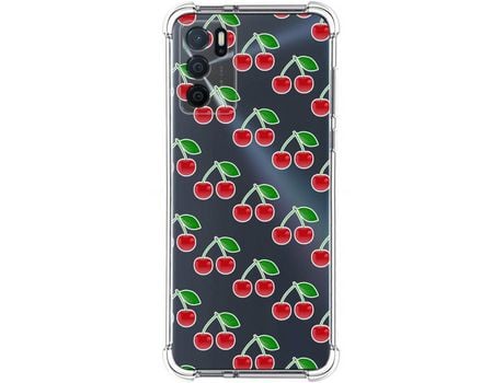 Funda para Oppo A54s TUMUNDOSMARTPHONE Dibujos Antigolpes Cerezas Multicolor