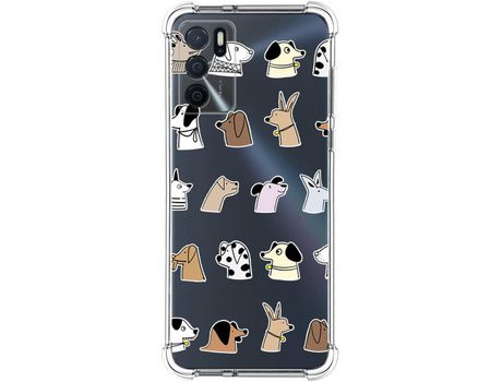 Funda para Oppo A54s TUMUNDOSMARTPHONE Dibujos Antigolpes Perros Multicolor