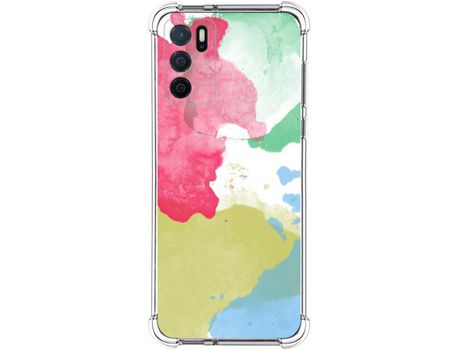 Funda para Oppo A54s TUMUNDOSMARTPHONE Dibujos Antigolpes Acuarela 02 Multicolor