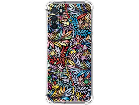 Funda para Oppo A54s TUMUNDOSMARTPHONE Dibujos Antigolpes Flores 04 Multicolor
