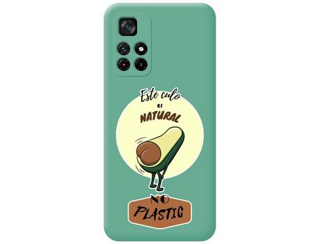 Funda para Xiaomi Redmi Note 11s 5G TUMUNDOSMARTPHONE Silicona Líquida Dibujos Natural Verde